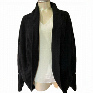 𝅺Old Navy XXL Lady’s Black Cocoon Cardigan Sweater Cozy Sweats Comfortable